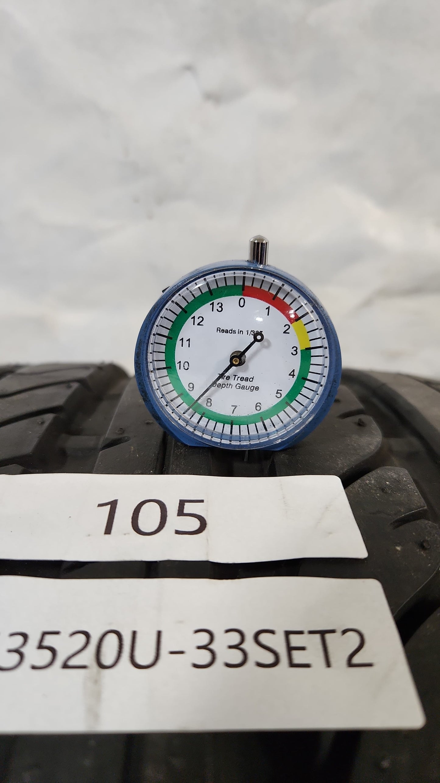 Set of 2 - 315/35R20 Bridgestone Dueler H/P Sport 8/32 - Used Tires