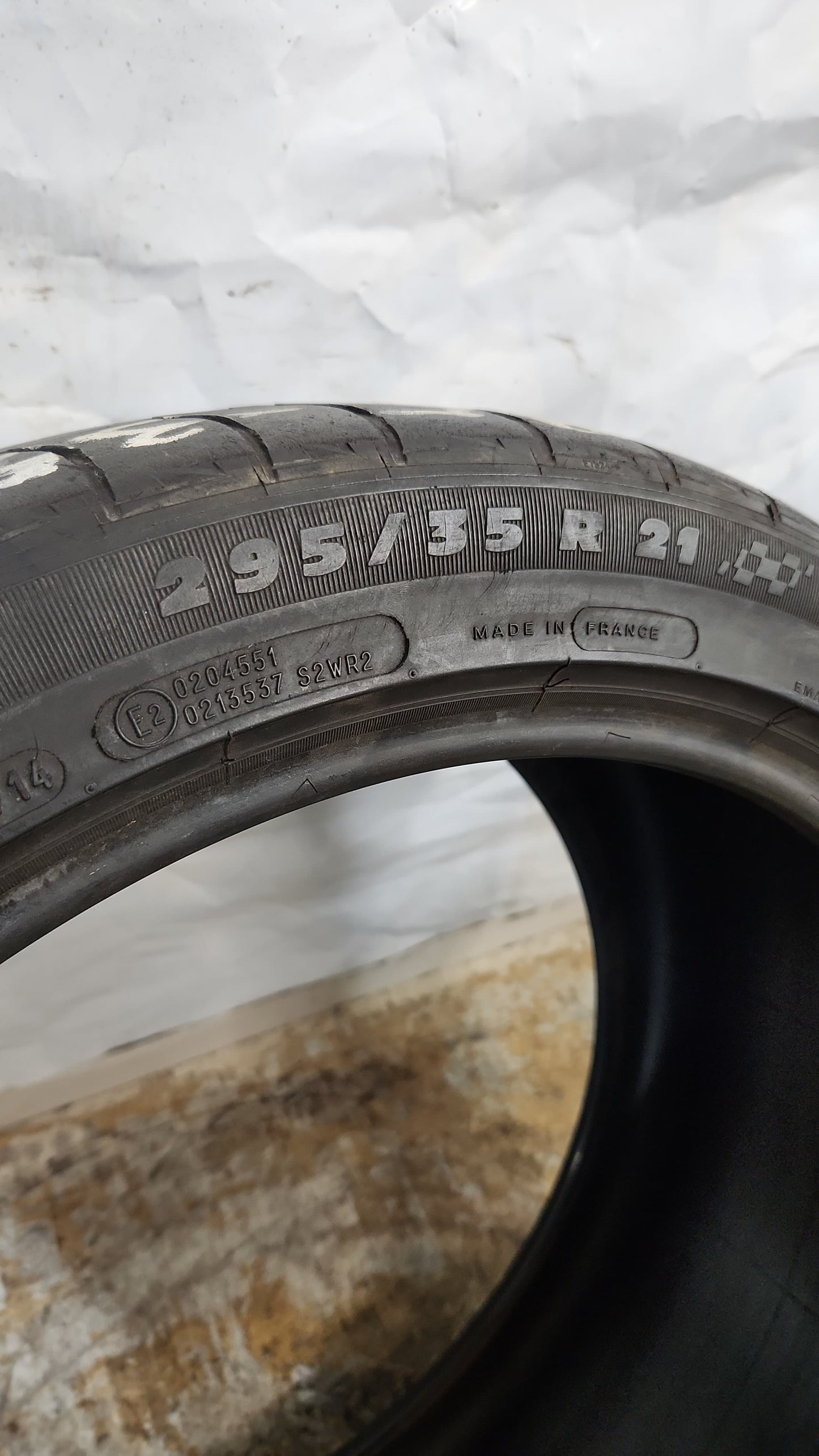 Set of 2 - 295/35R21 Michelin Latitude Sport - Used Tires