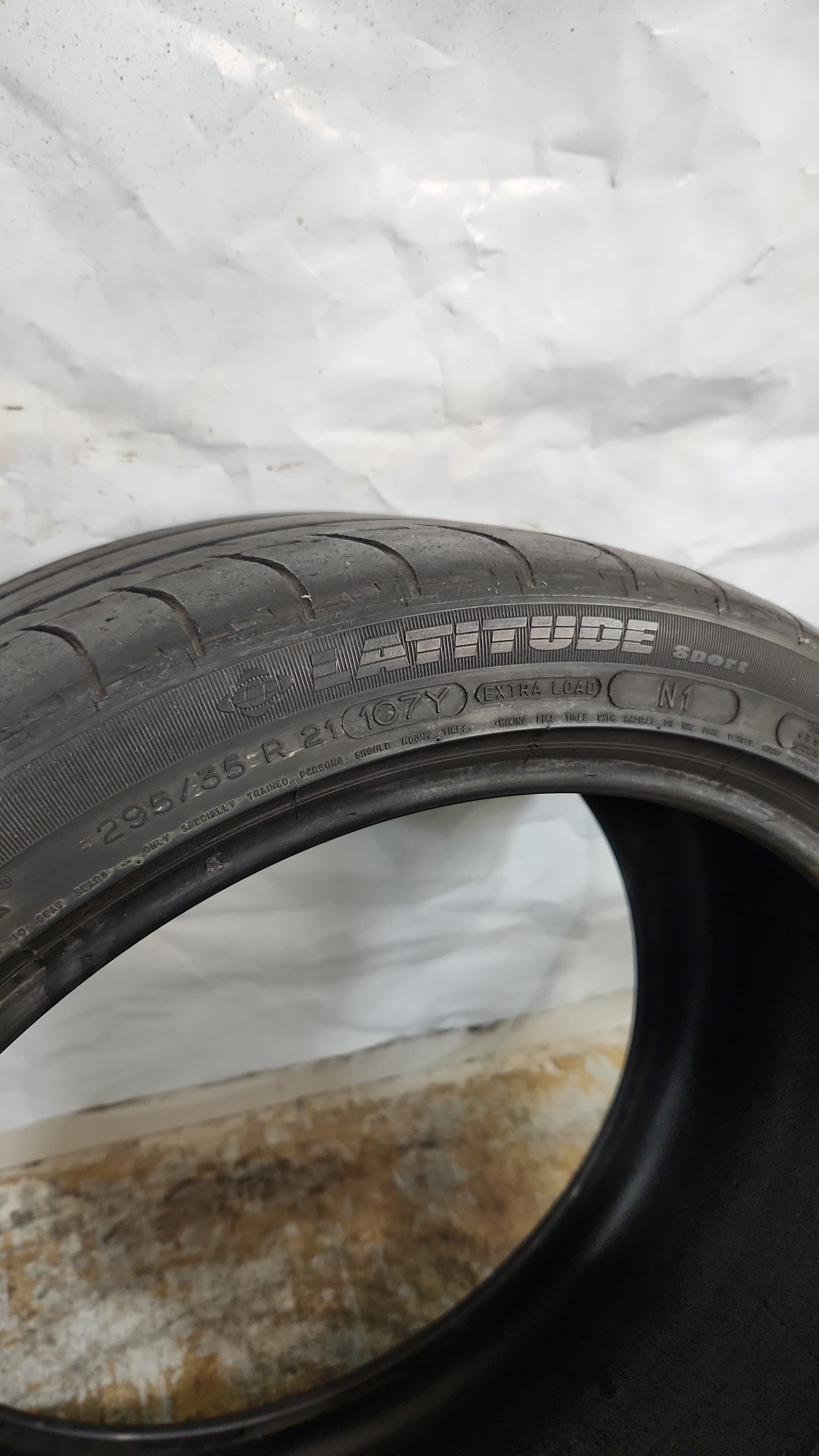 Set of 2 - 295/35R21 Michelin Latitude Sport - Used Tires