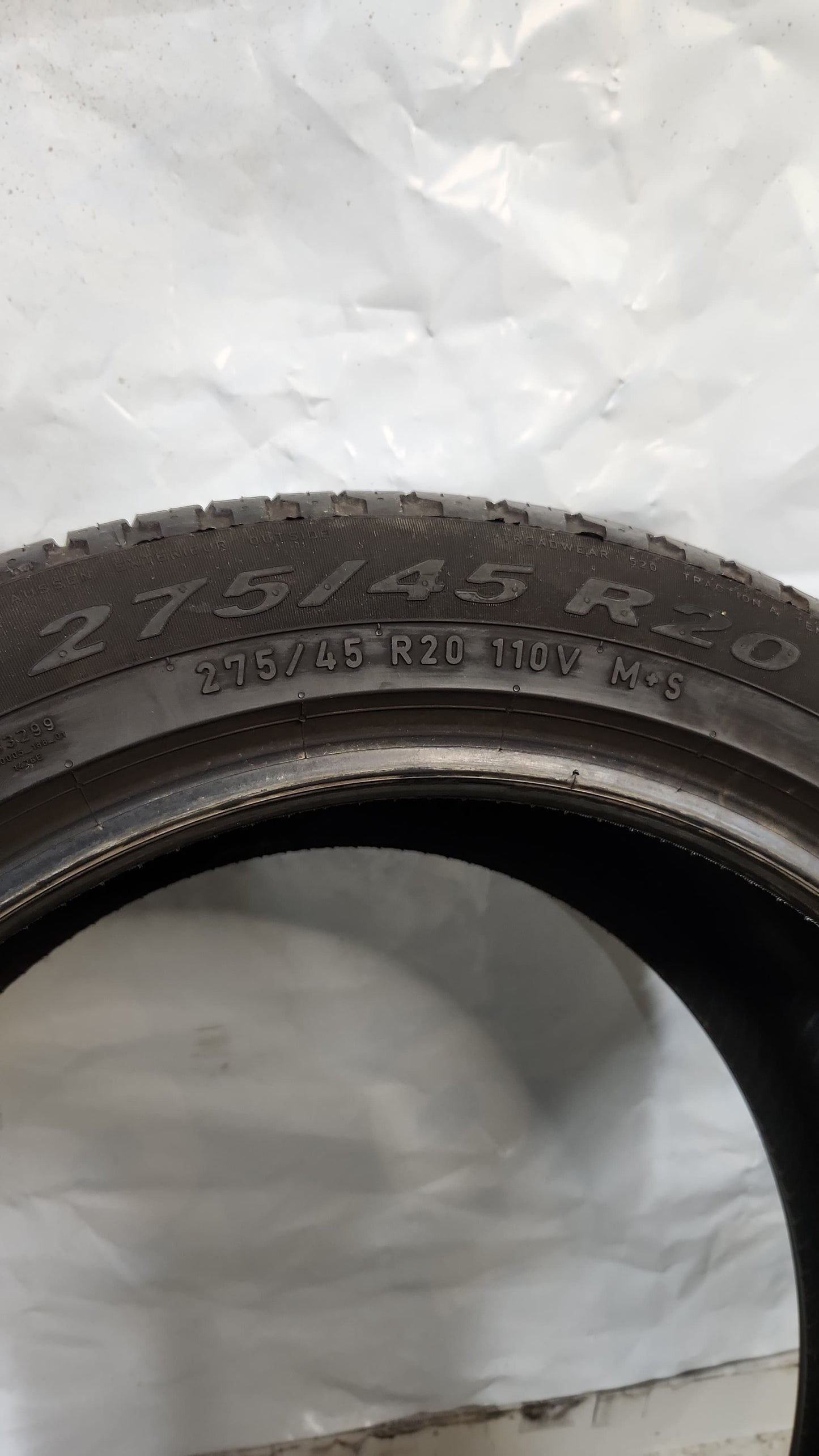 Used Tire - 275/45R20 Pirelli Scorpion Verde All Season
