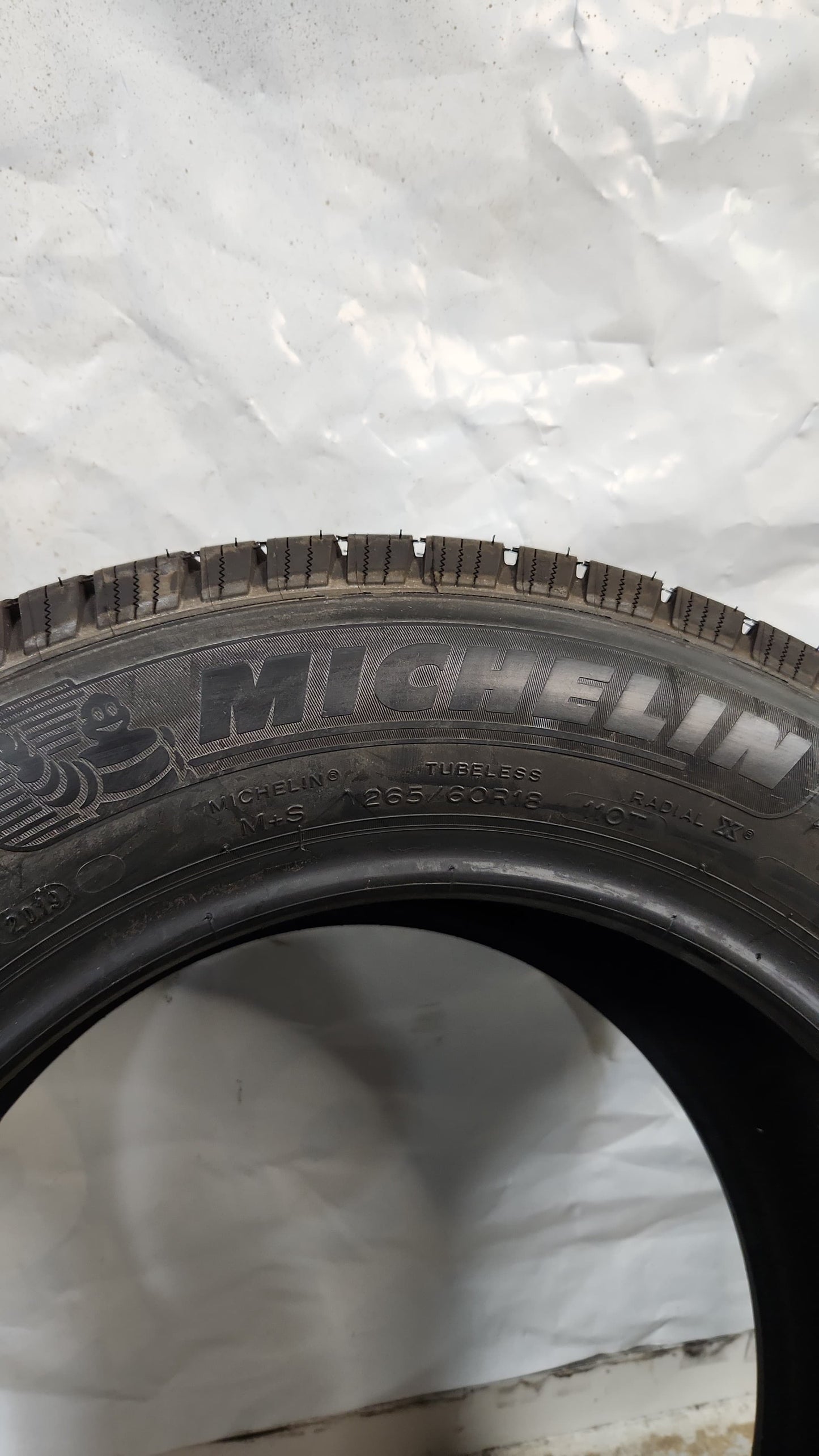 Set of 2 - 265/60R18 Michelin Defender LTX M/S - Used Tires