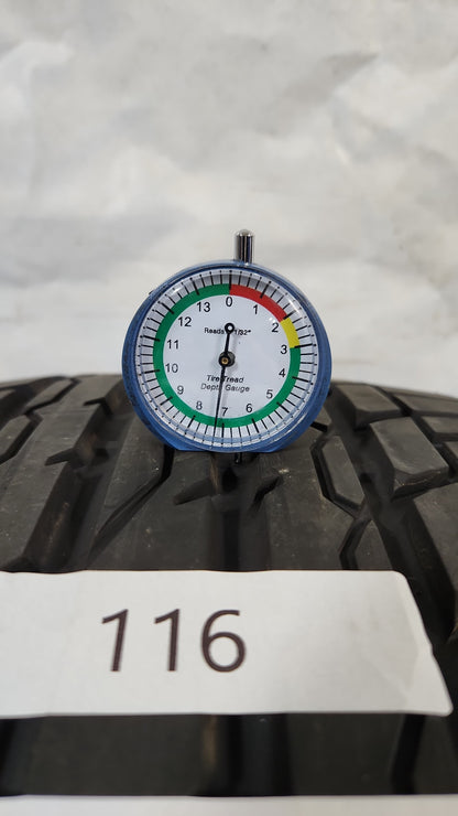 Set of 2 - 255/30R22 Zenna Argus UHP 7/32 - Used Tires