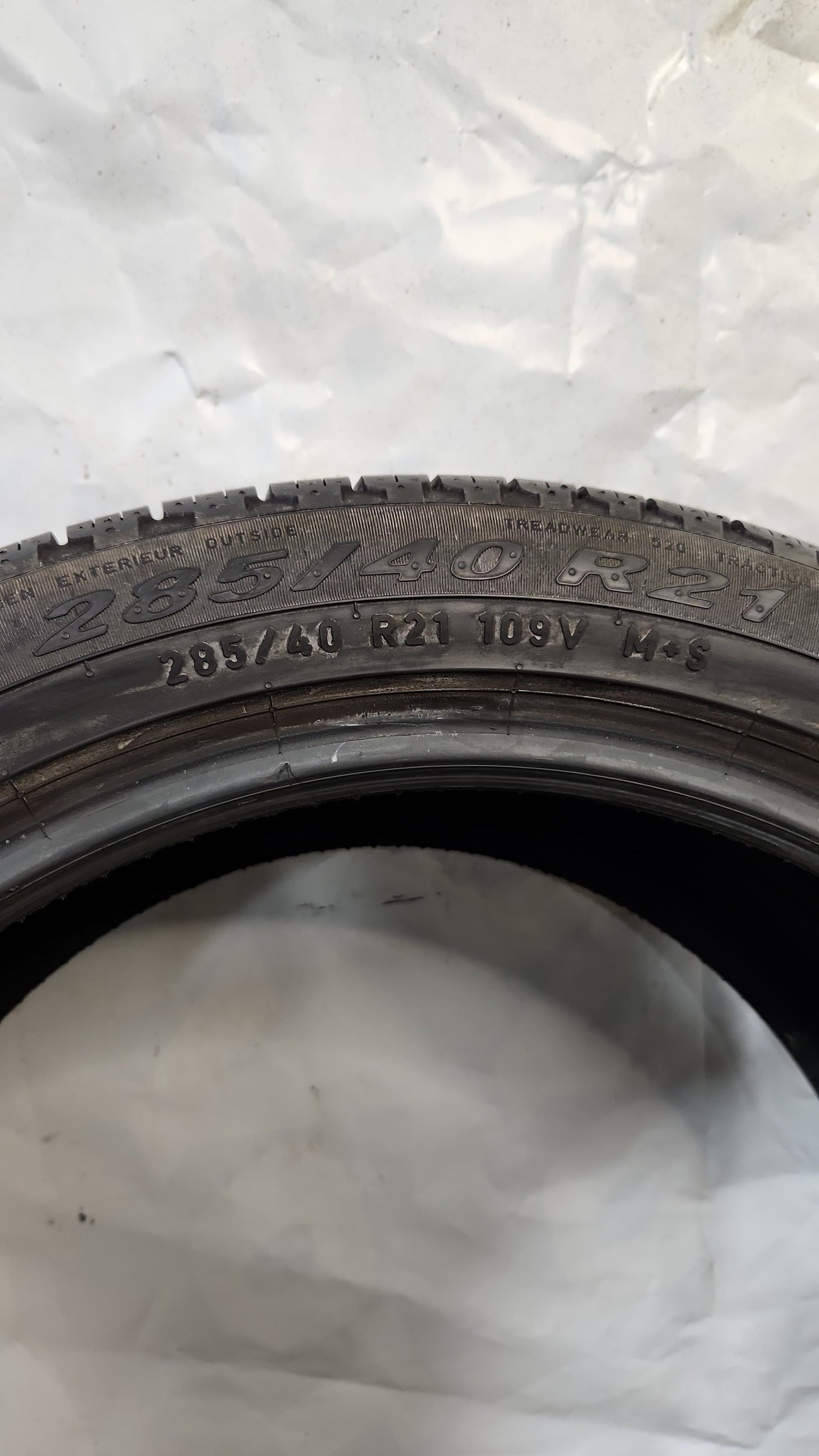 Used Tire - 285/40R21 Pirelli Scorpion Verde All Season