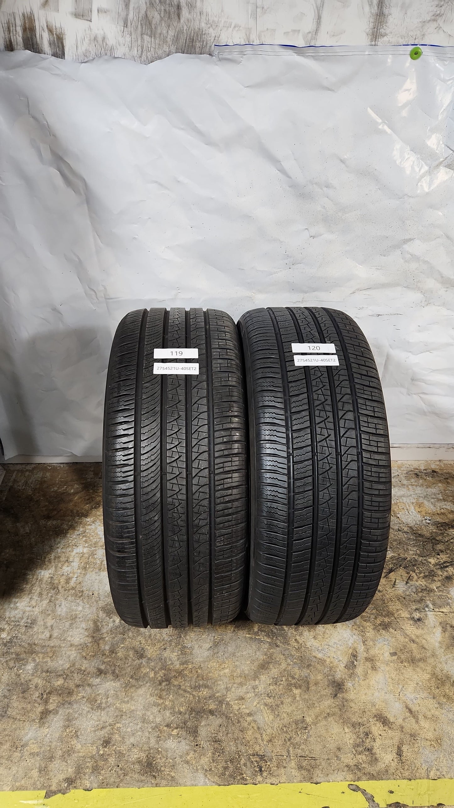 Set of 2 - 275/45R21 Pirelli Scorpion Zero All Season - Used Tires
