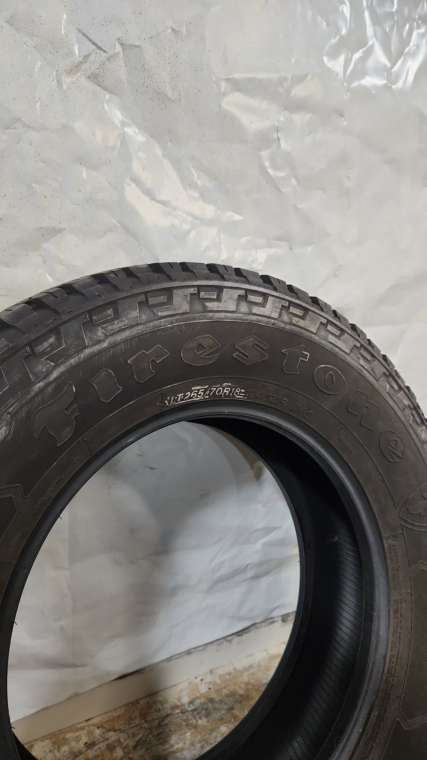 Used Tire - 265/70R18 Firestone Transforce AT2 8/32