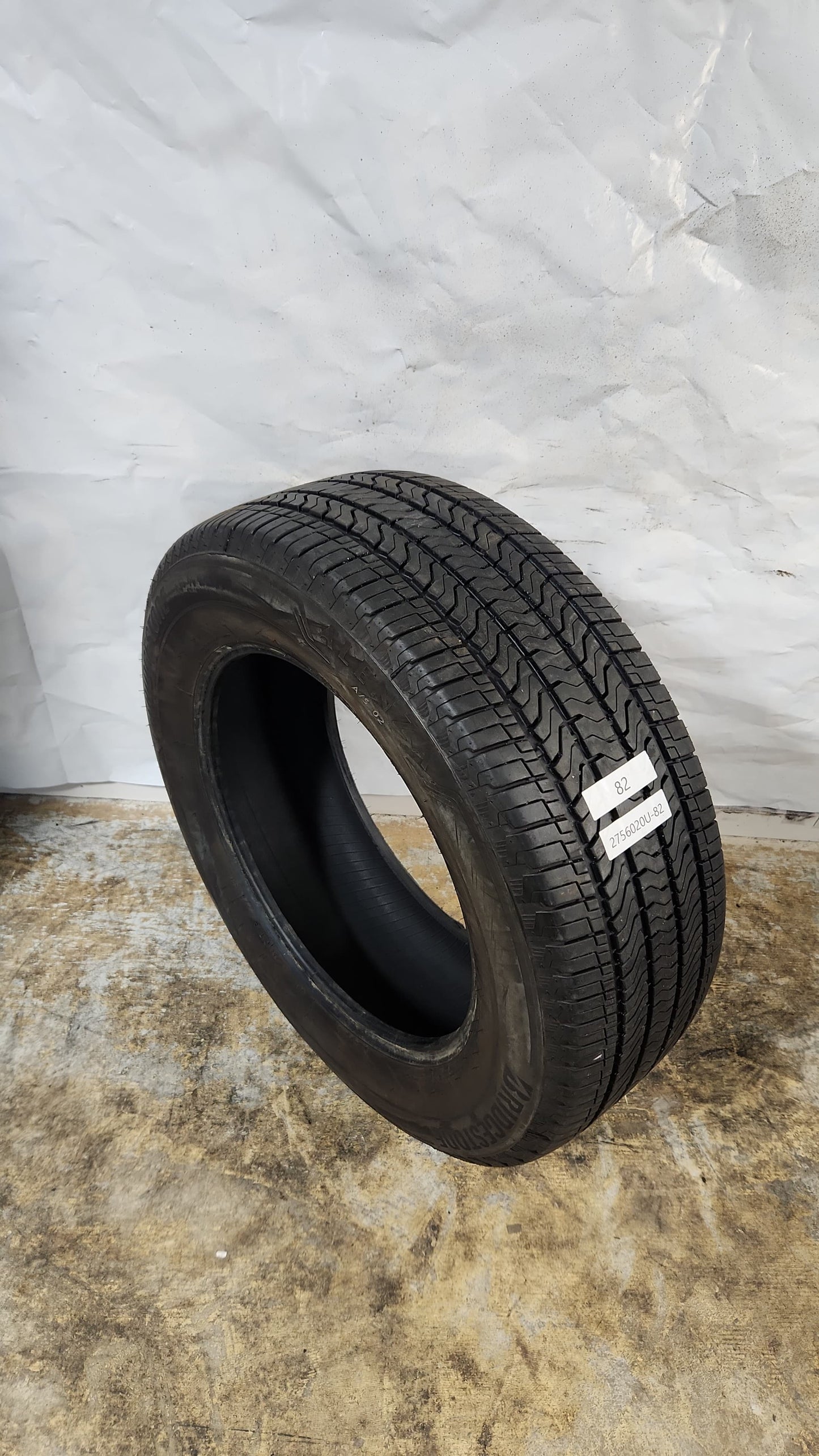 Used Tire - 275/60R20 Bridgestone Alenza A/S 02