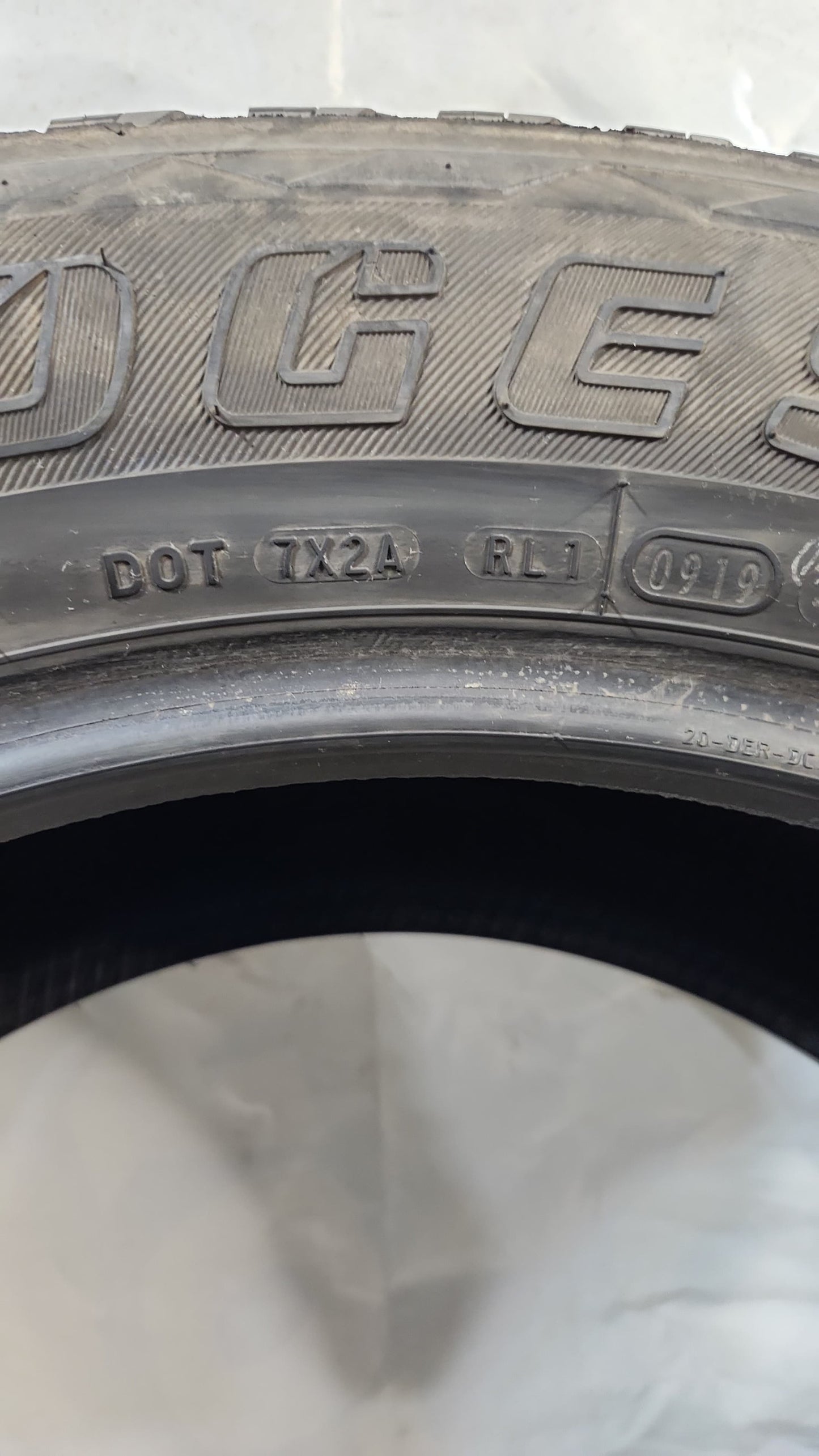 Used Tire - 275/55R20 Bridgestone Dueler H/L Alenza Plus