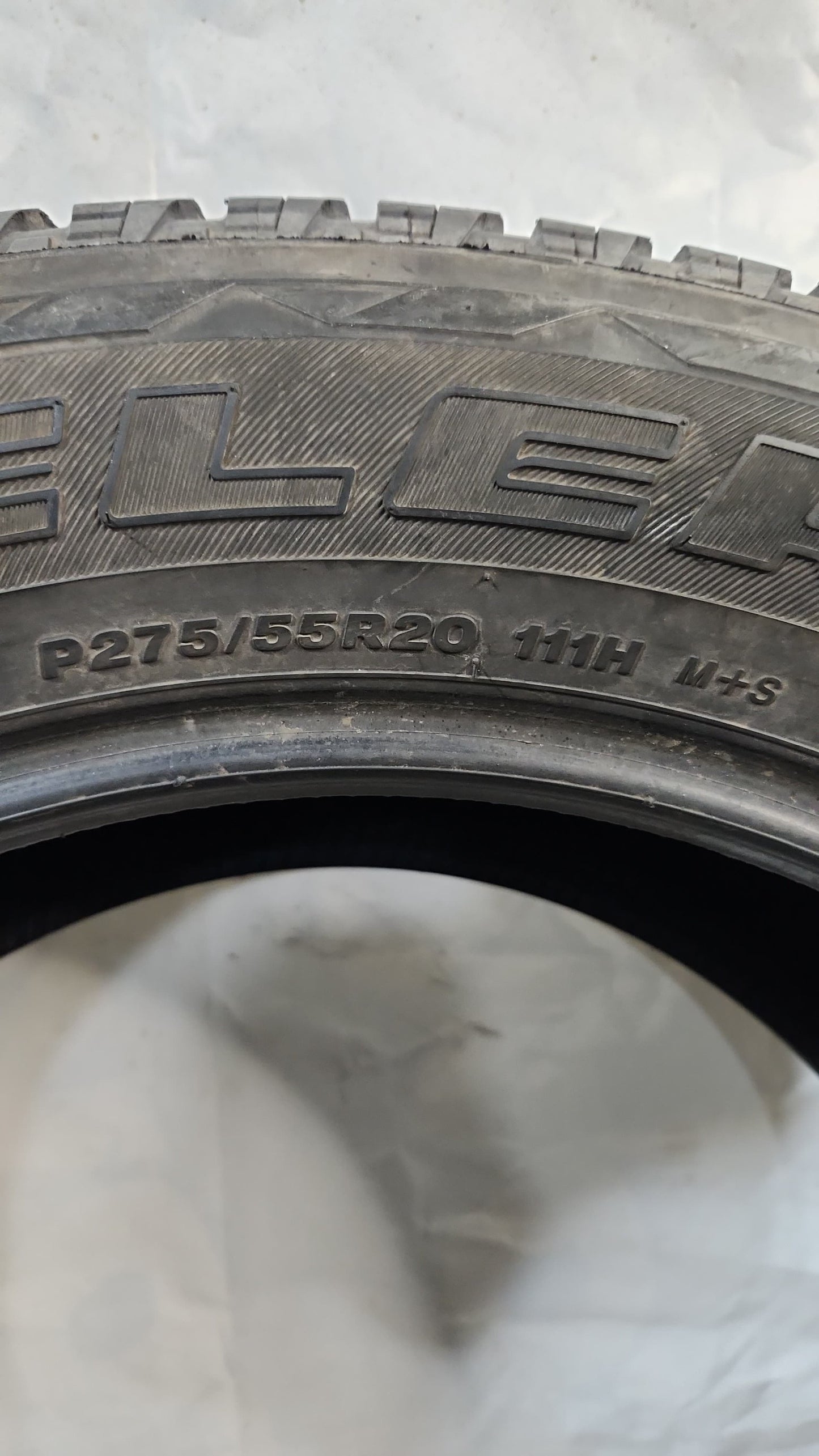 Used Tire - 275/55R20 Bridgestone Dueler H/L Alenza Plus