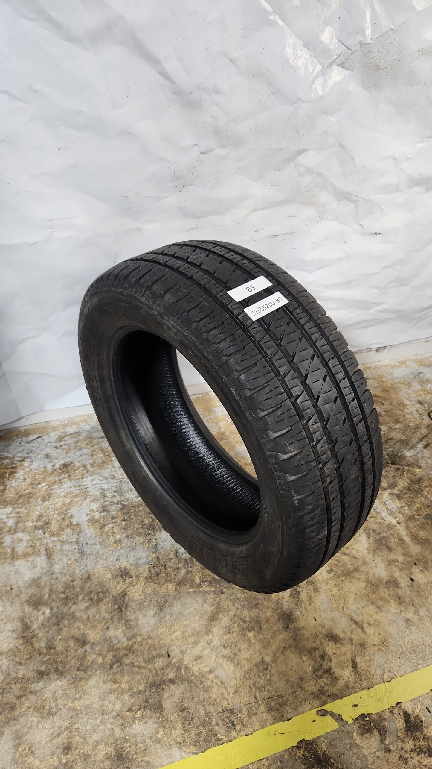 Used Tire - 275/55R20 Bridgestone Dueler H/L Alenza Plus