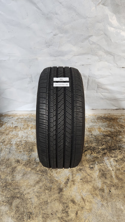 Used Tire - 265/50R19 Bridgestone Alenza Sport A/S