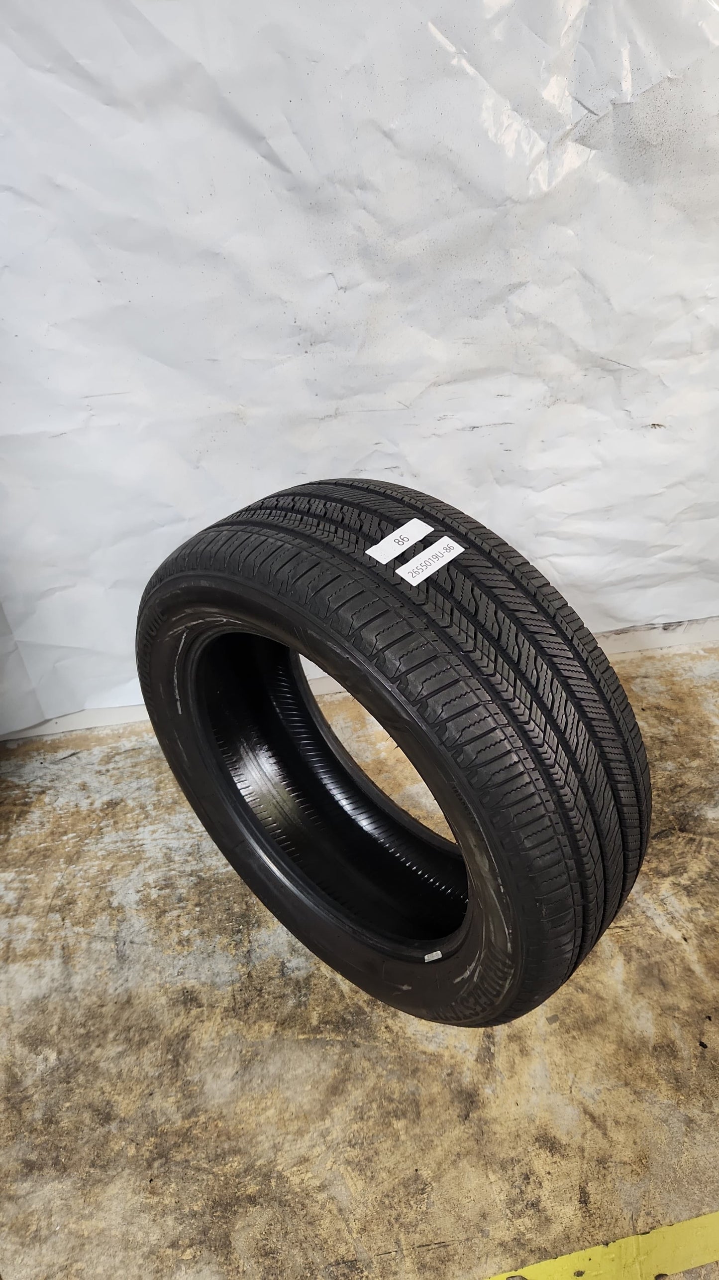 Used Tire - 265/50R19 Bridgestone Alenza Sport A/S