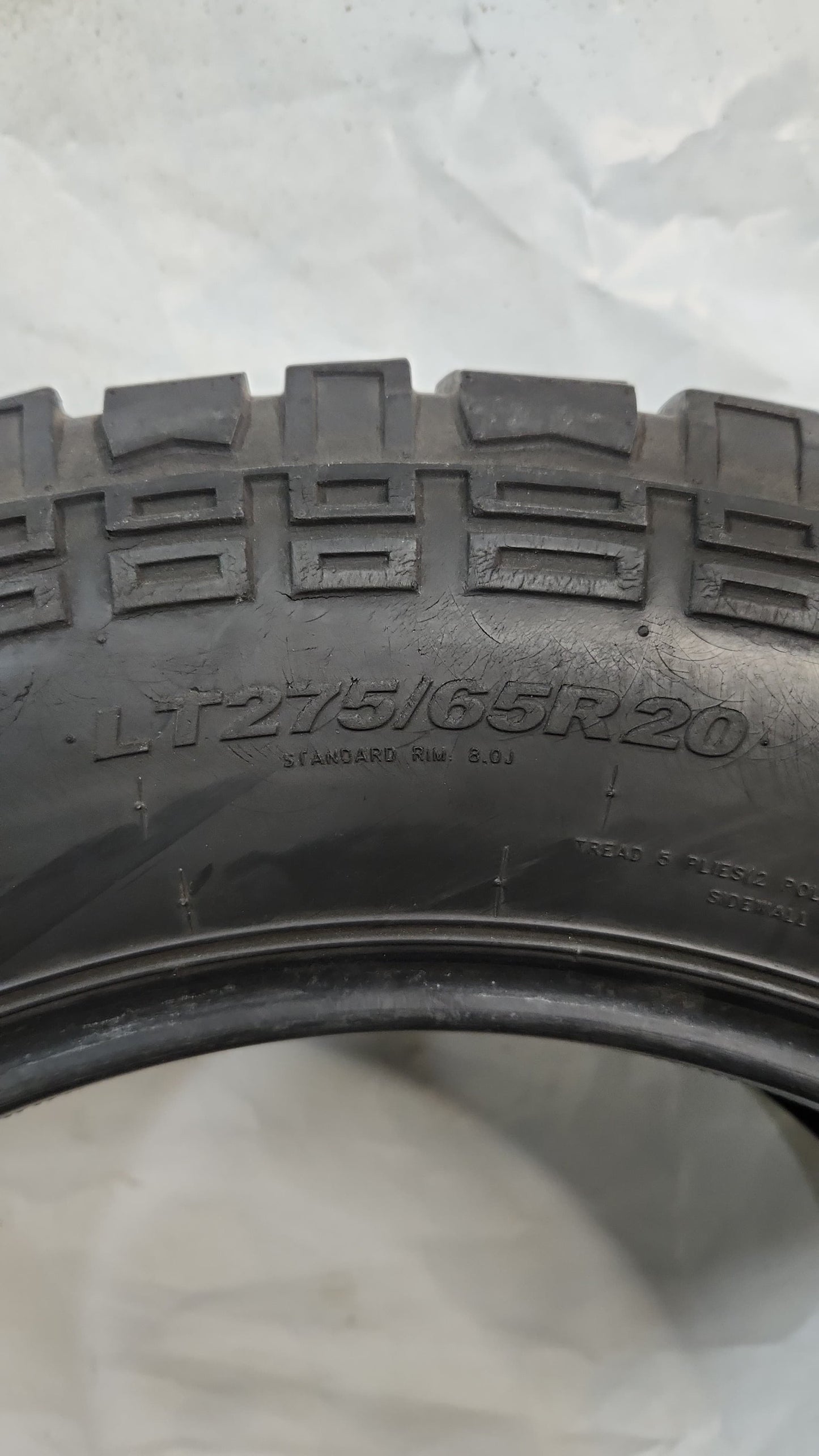 Used Tire - 275/65R20 Kenda Klever A/T2 7/32