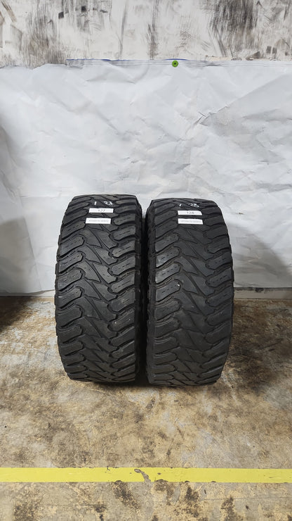 Set of 2 - 33X12.50R17 Atturo Trail Blade M/T - Used Tires