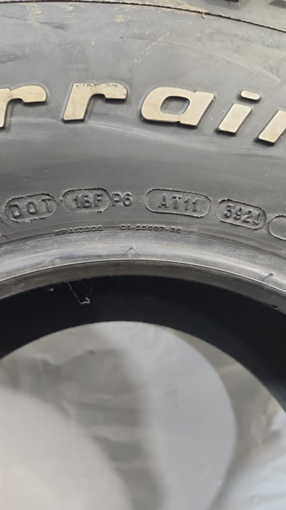 Used Tire - 33X12.50R15 BFGoodrich All-Terrain T/A KO2 9/32