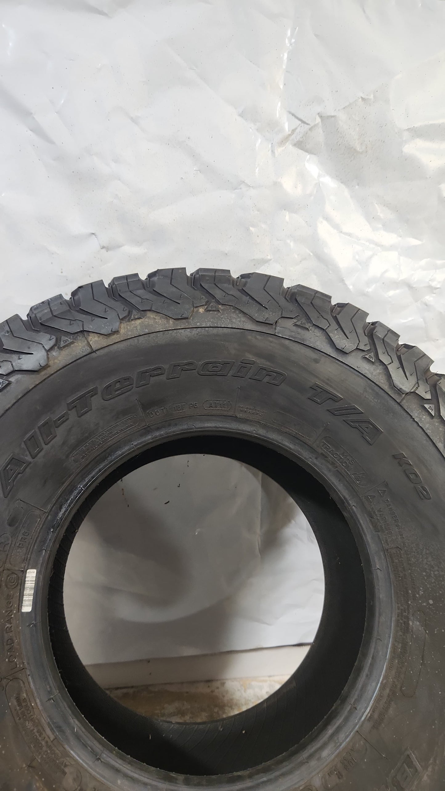 Used Tire - 33X12.50R15 BFGoodrich All-Terrain T/A KO2 9/32