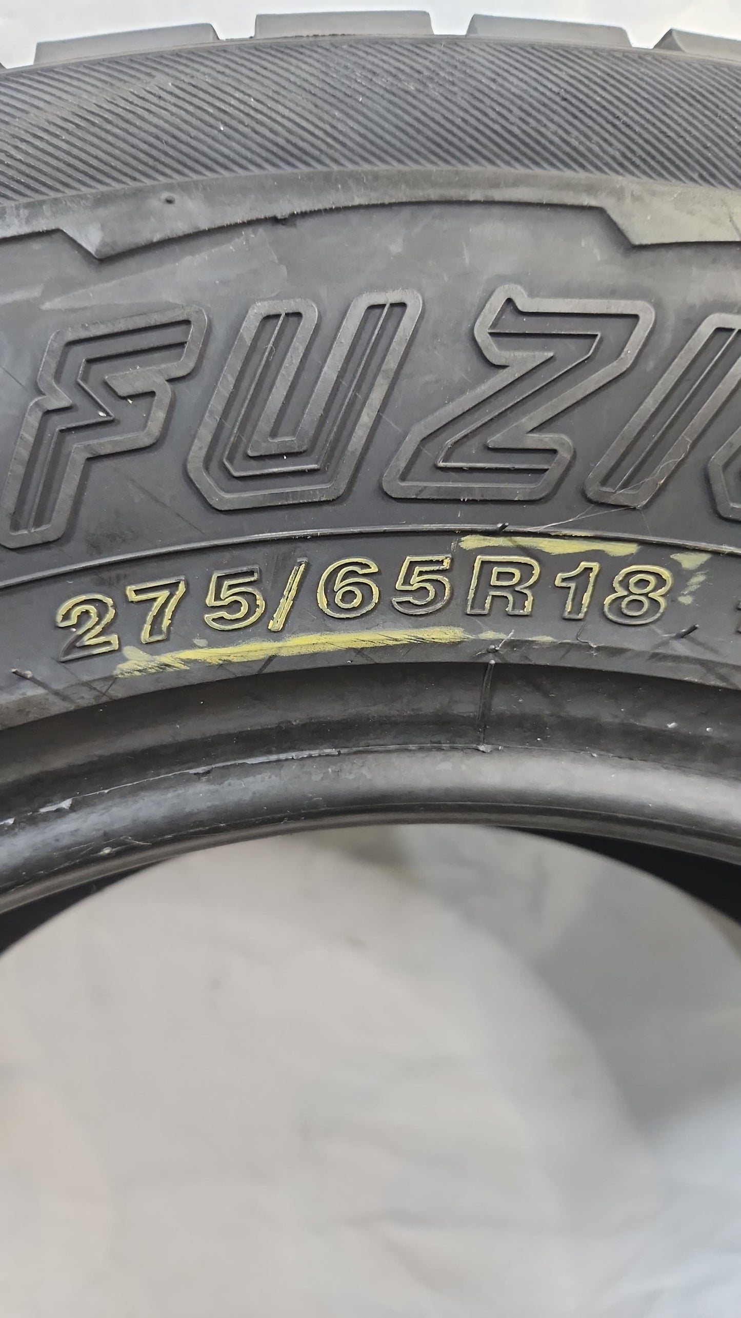 Used Tire - 275/65R18 Fuzion SUV 8/32