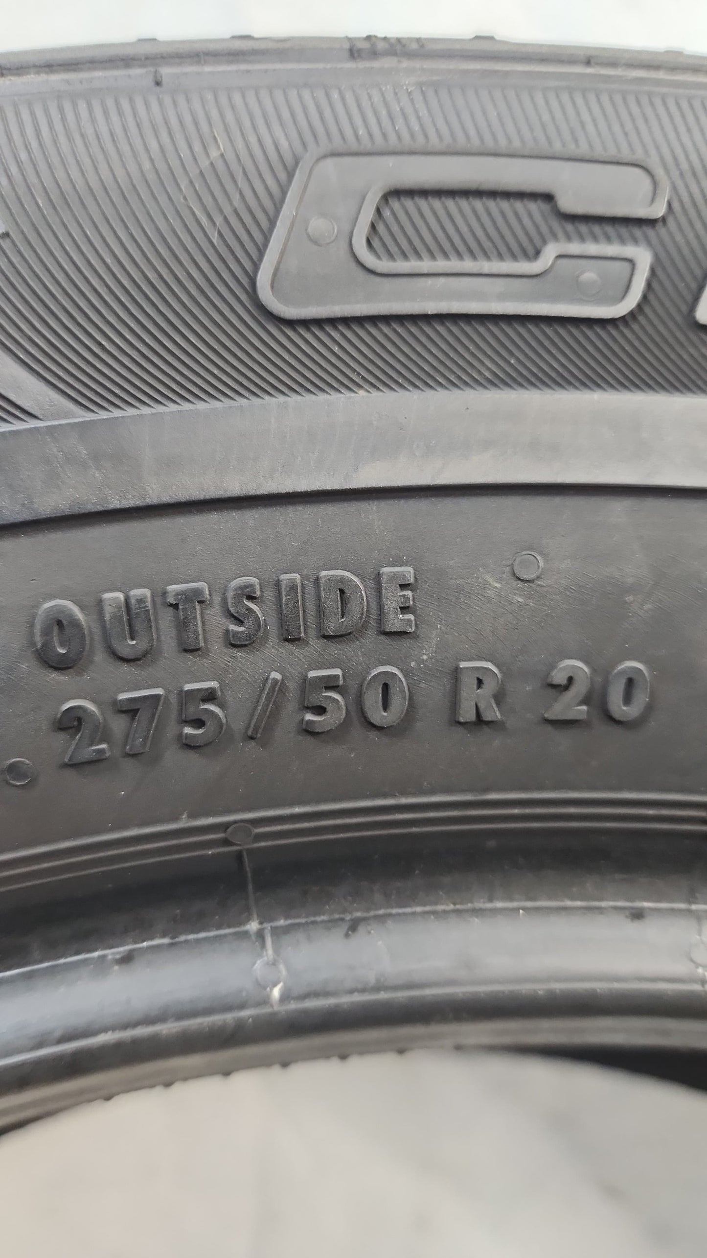 Used Tire - 275/50R20 Continental Cross Contact UHP 7/32
