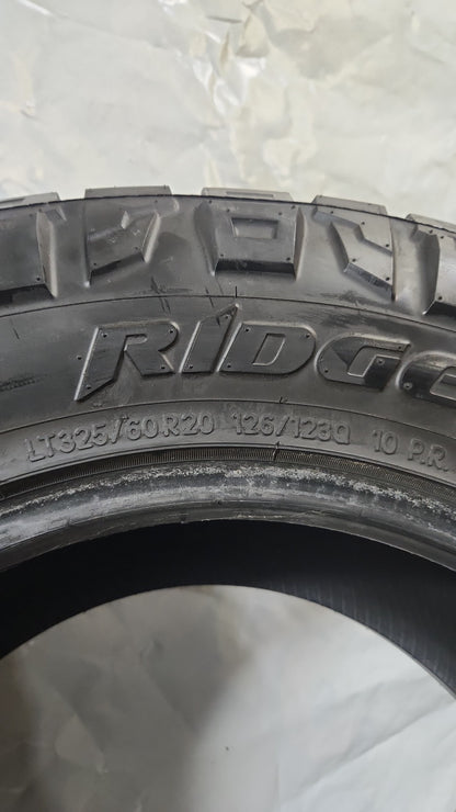 Set of 2 - 325/60R20 Nitto Ridge Grappler - Used Tires