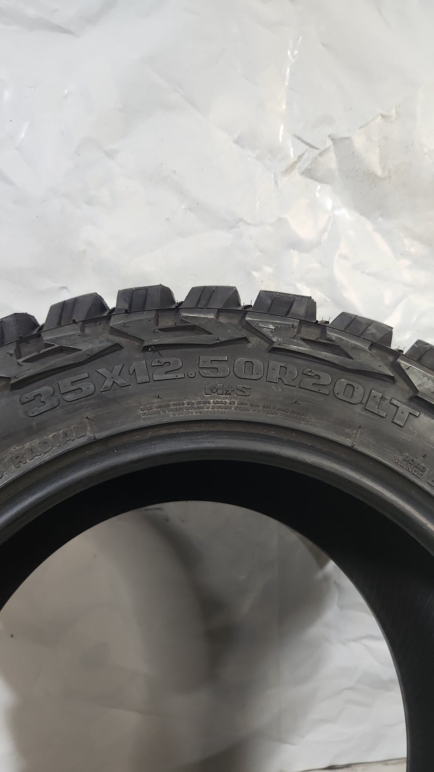 Set of 2 - 35X12.50R20 Advanta X Comp M/T - Used Tires