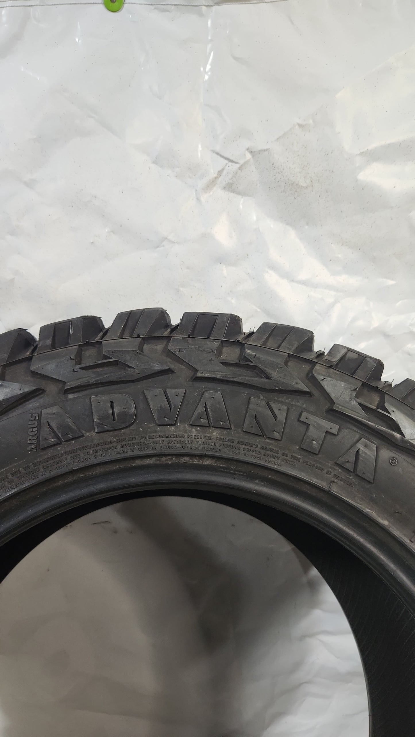 Set of 2 - 35X12.50R20 Advanta X Comp M/T - Used Tires
