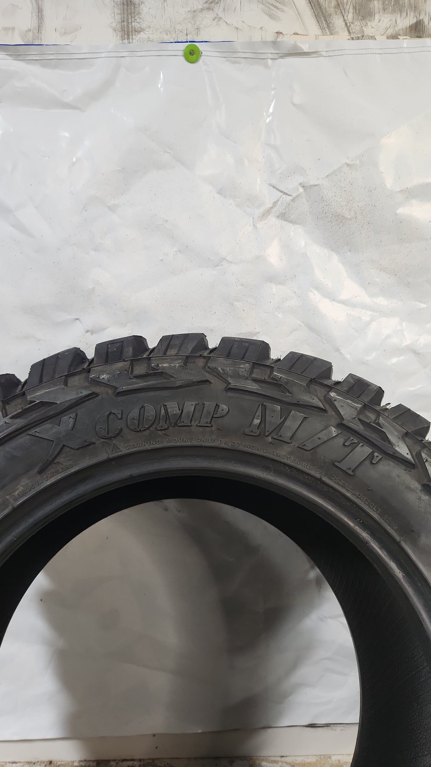 Set of 2 - 35X12.50R20 Advanta X Comp M/T - Used Tires