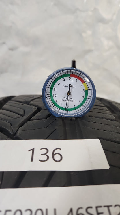 Set of 2 - 275/50R20 Nitto NT421Q - Used Tires