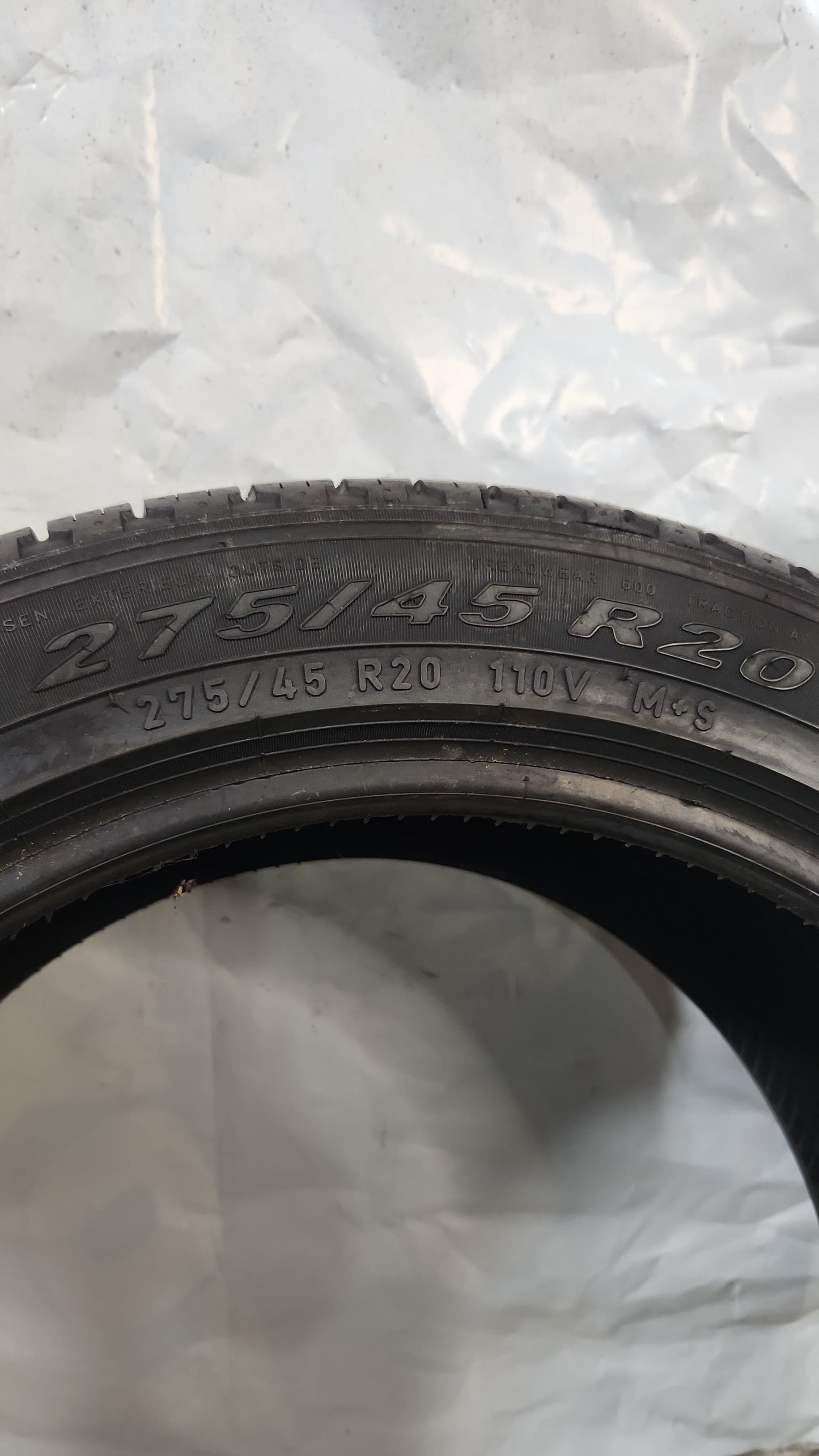 Used Tire - 275/45R20 Pirelli Scorpion Verde All Season