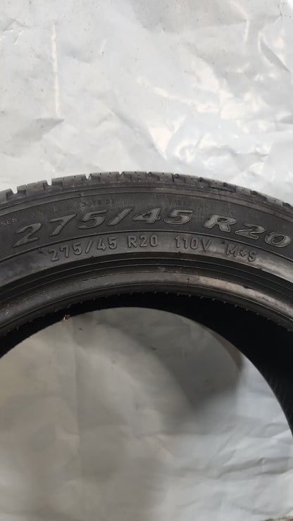 Used Tire - 275/45R20 Pirelli Scorpion Verde All Season