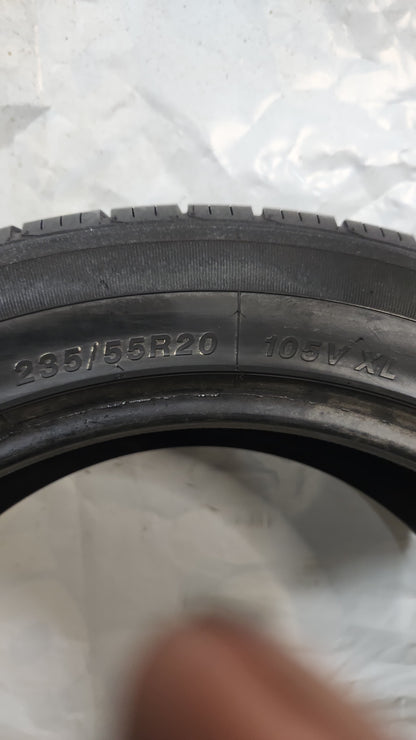 Used Tire - 235/55R20 Milestar MS932 Sport