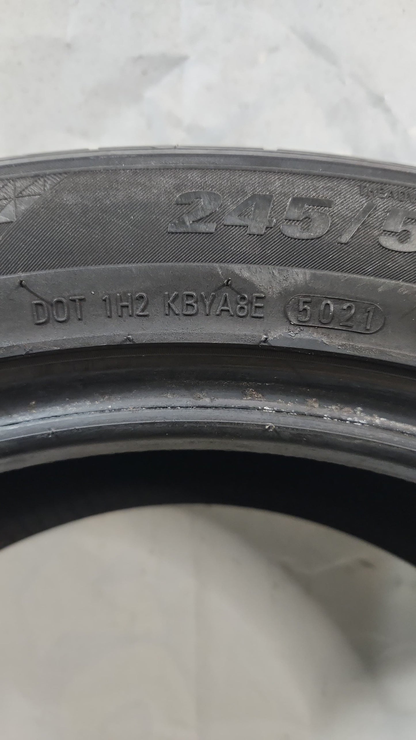 Used Tire - 245/50R20 Kumho Crugen HP71 7/32