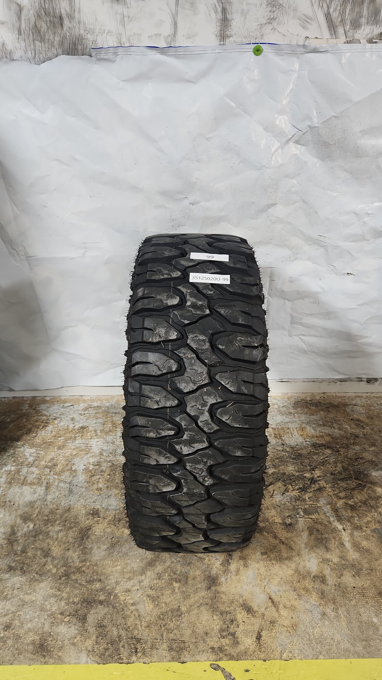 Used Tire - 35X12.50R20 Milestar Patagonia M/T 11/32