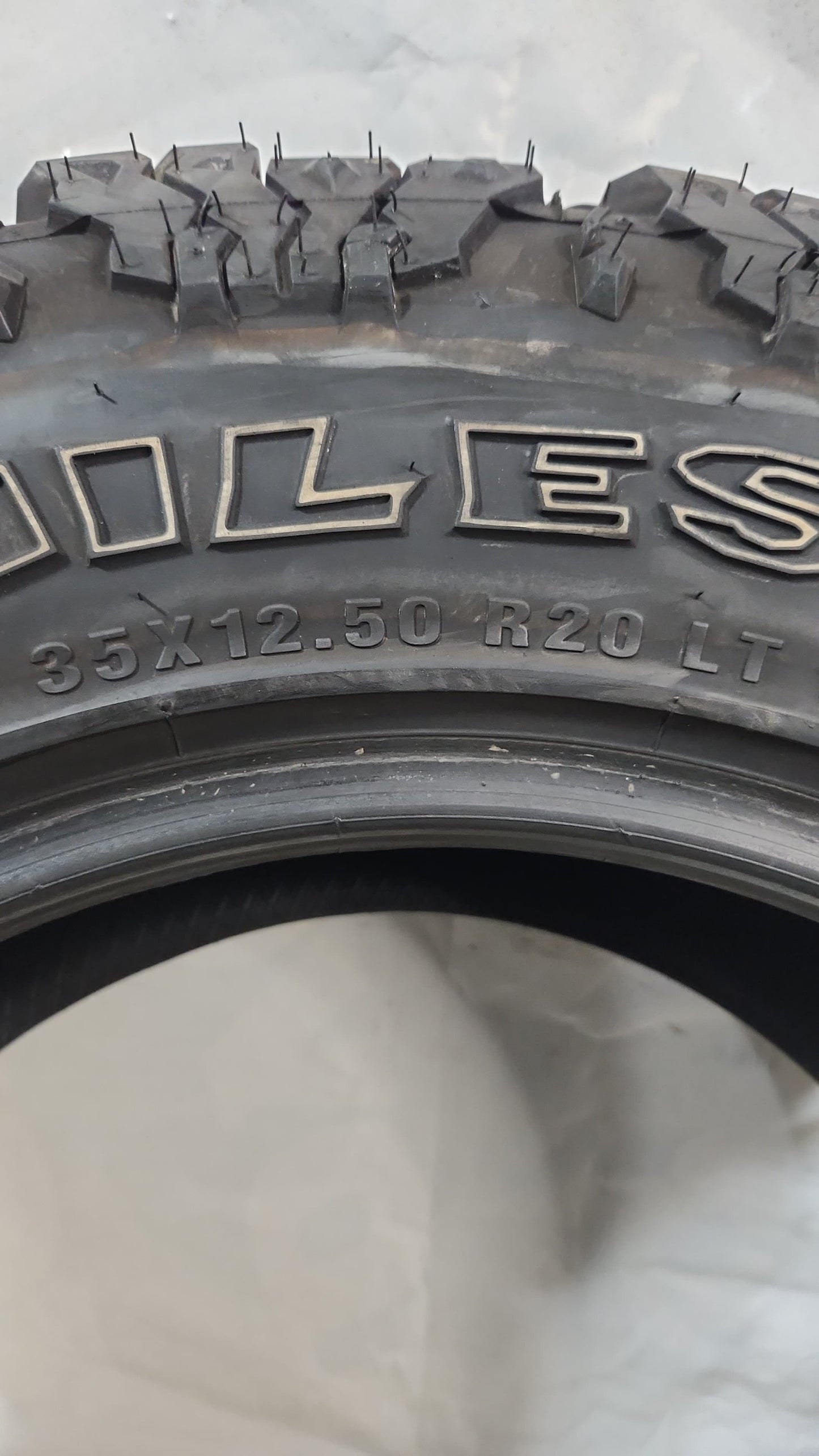 Used Tire - 35X12.50R20 Milestar Patagonia M/T 11/32
