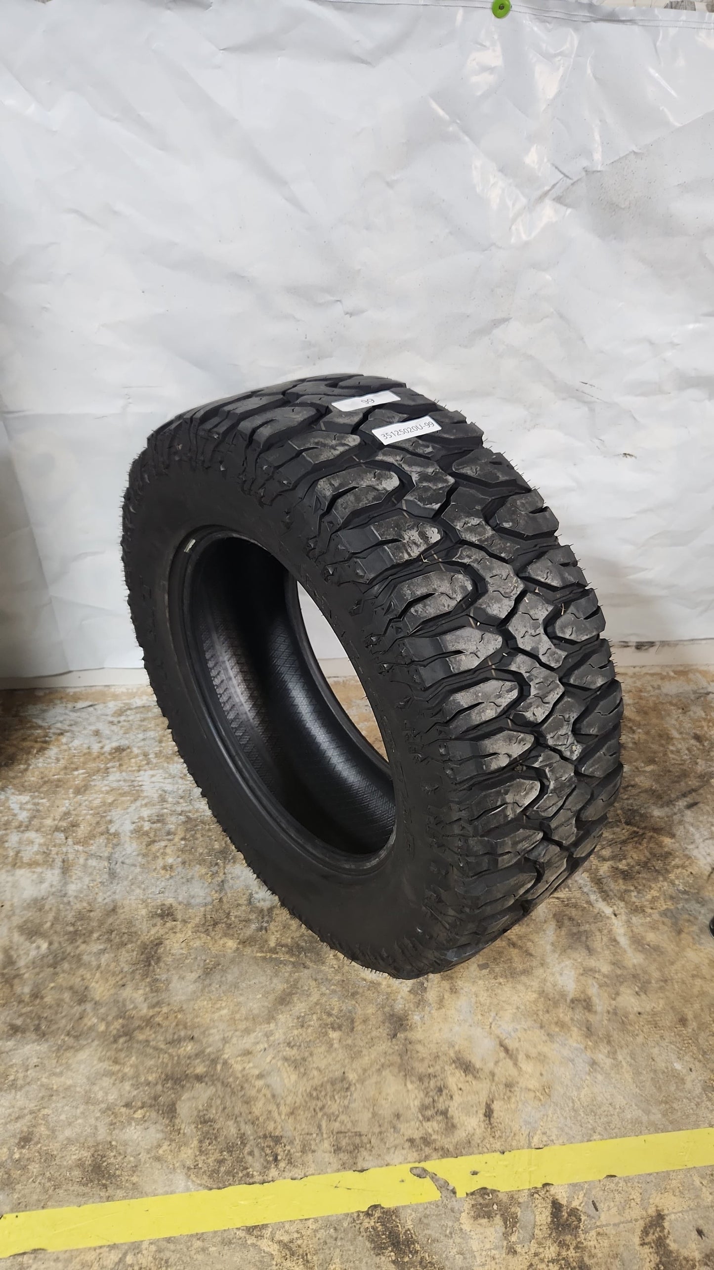 Used Tire - 35X12.50R20 Milestar Patagonia M/T 11/32