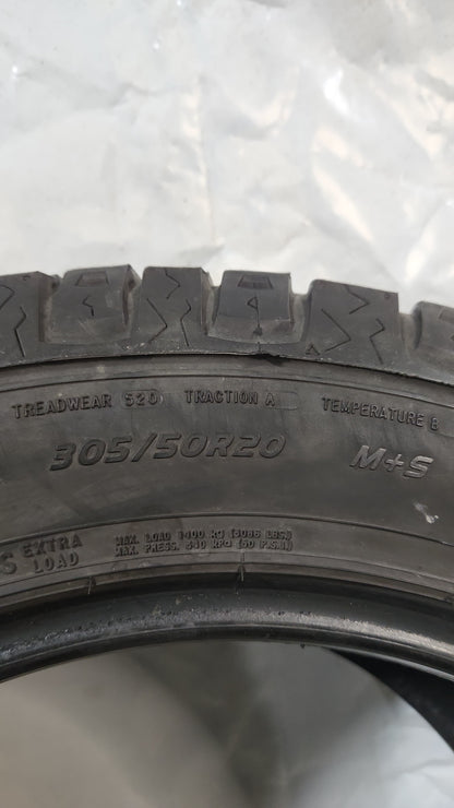 Used Tire - 305/50R20 Cooper Zeon LTZ 7/32
