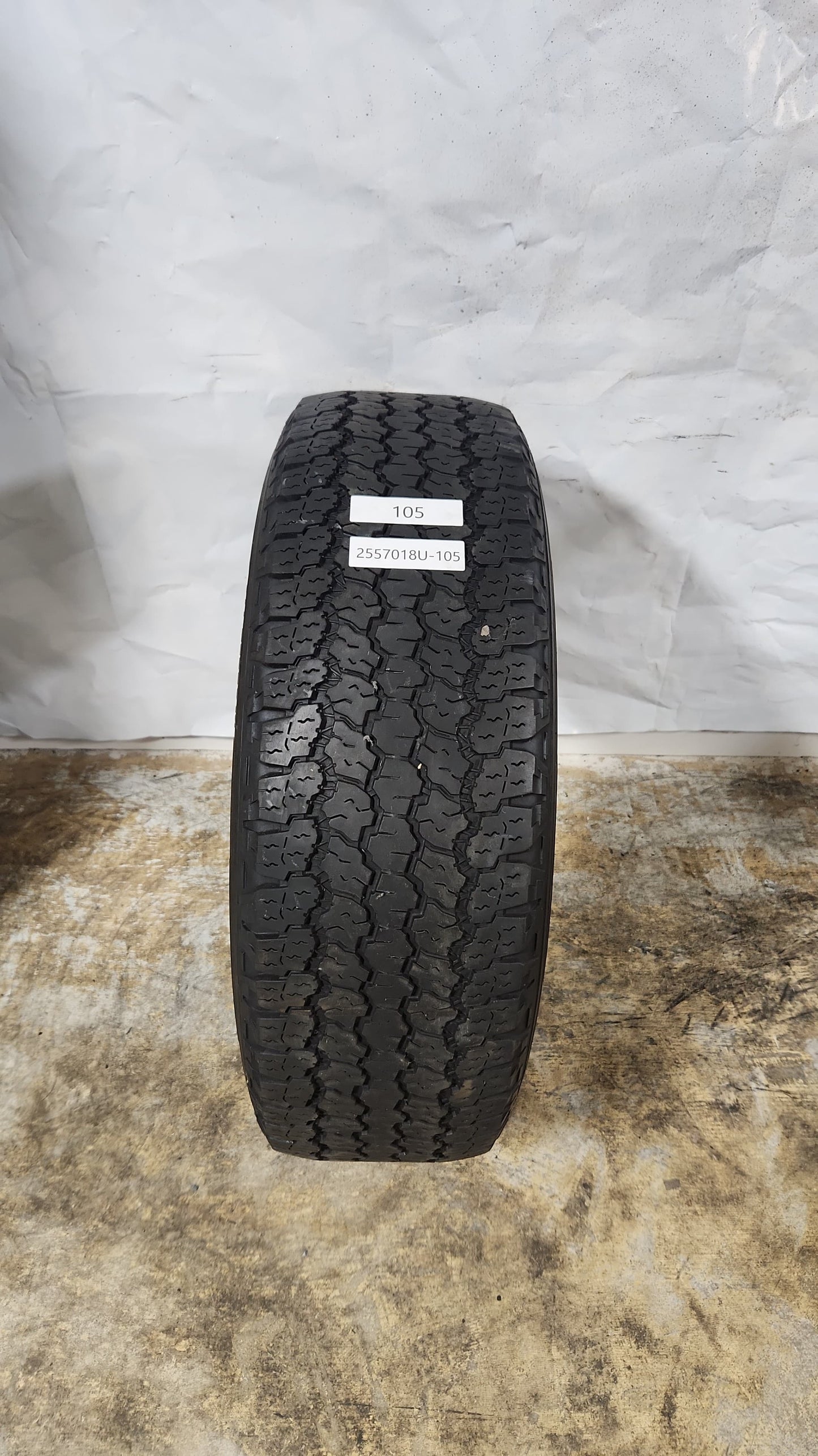 Used Tire - 255/70R18 Goodyear Wrangler All-Terrain Adventure Kevlar
