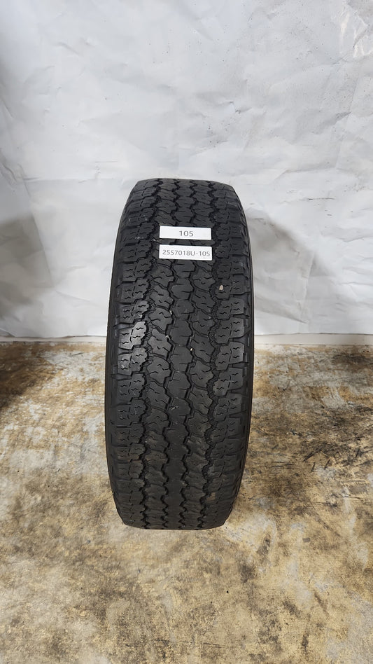 Used Tire - 255/70R18 Goodyear Wrangler All-Terrain Adventure Kevlar
