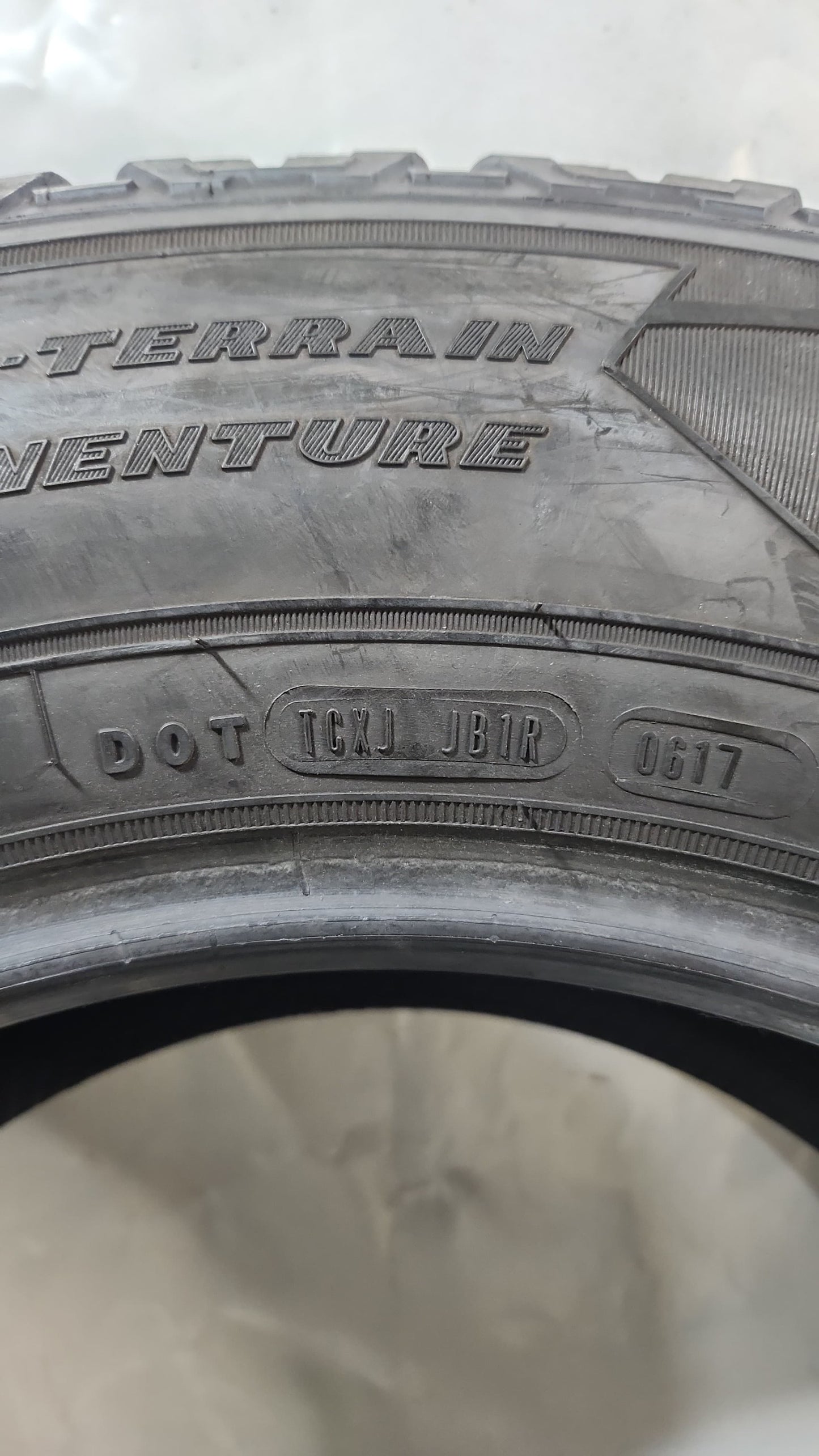 Used Tire - 255/70R18 Goodyear Wrangler All-Terrain Adventure Kevlar