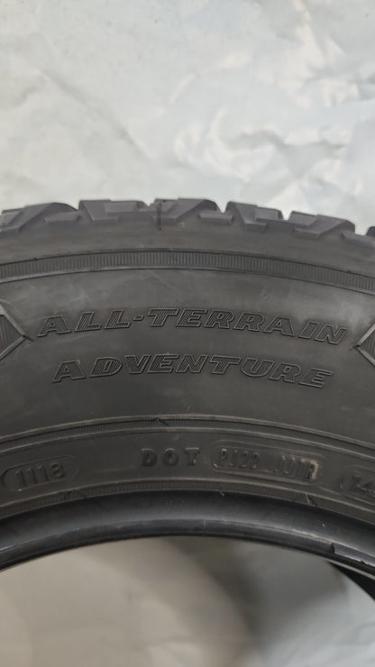 Used Tire - 255/65R17 Goodyear Wrangler All-Terrain Adventure Kevlar