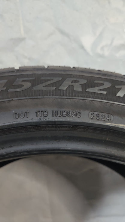 Set of 2 - 265/45R21 Lexani LX-Twenty - Used Tires
