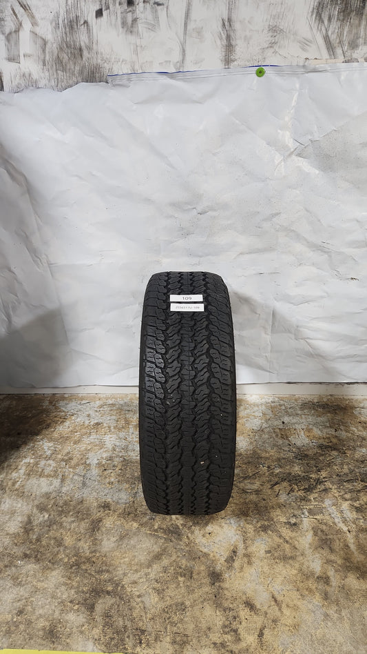 Used Tire - 255/65R17 Goodyear Wrangler All-Terrain Adventure Kevlar
