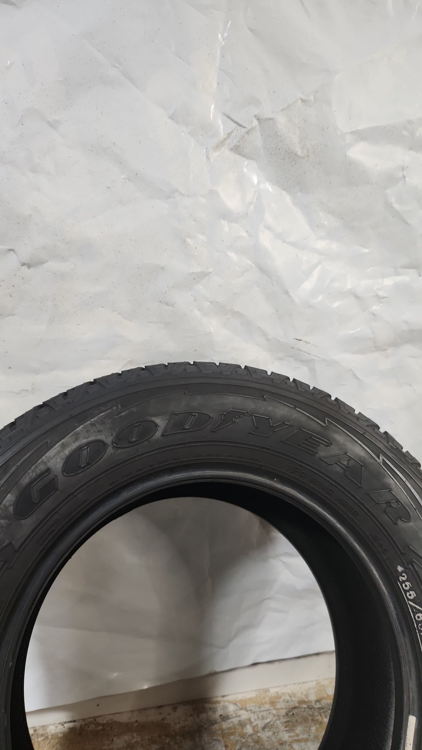 Used Tire - 255/65R17 Goodyear Wrangler All-Terrain Adventure Kevlar