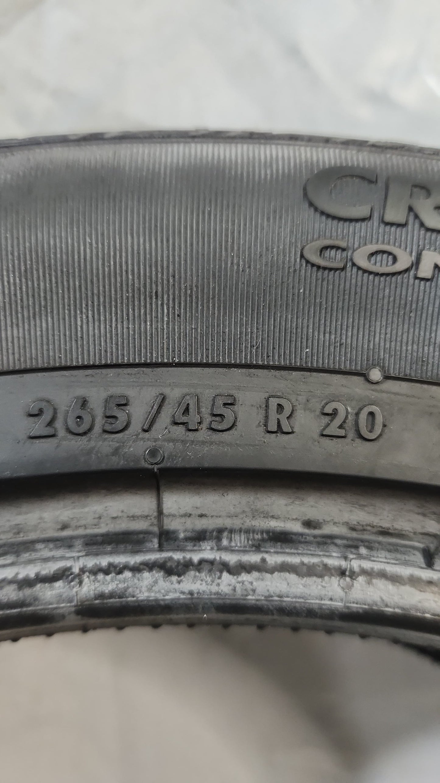 Used Tire - 265/45R20 Continental Cross Contact LX Sport