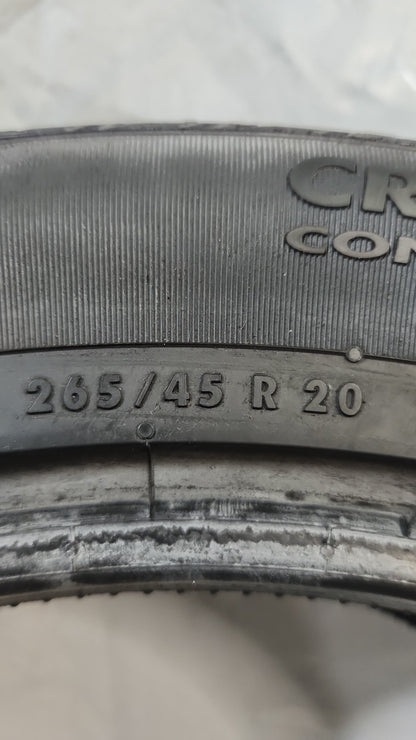 Used Tire - 265/45R20 Continental Cross Contact LX Sport