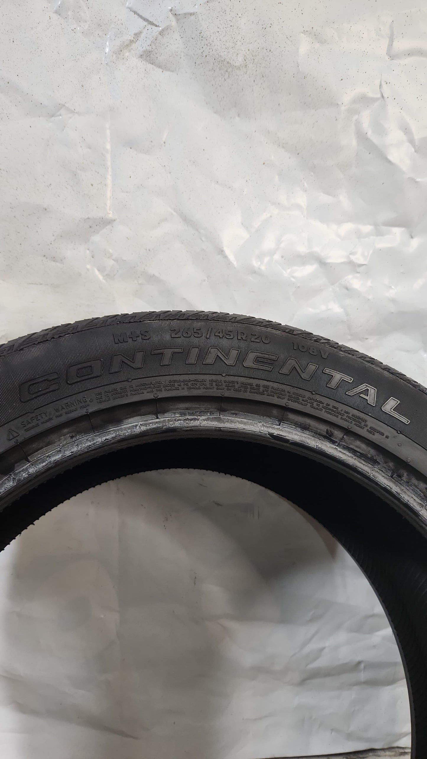 Used Tire - 265/45R20 Continental Cross Contact LX Sport