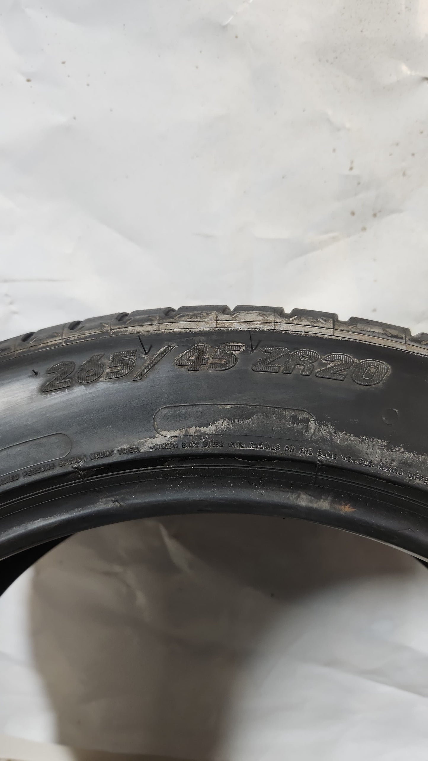 Used Tire - 265/45R20 Michelin Pilot Sport A/S 3 +