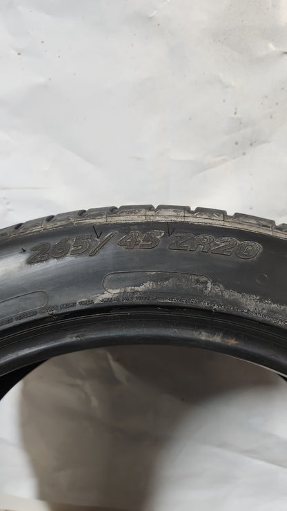 Used Tire - 265/45R20 Michelin Pilot Sport A/S 3 +
