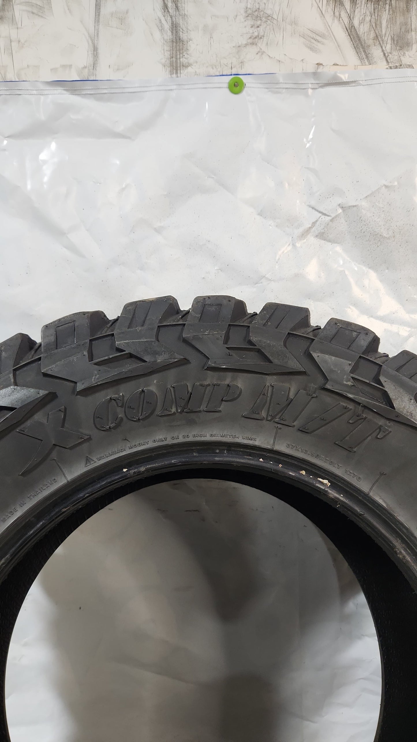 Used Tire - 37X13.50R20 Advanta X Comp M/T