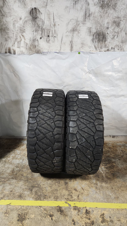 Set of 2 - 37X13.50R20 Nitto Ridge Grappler - Used Tires