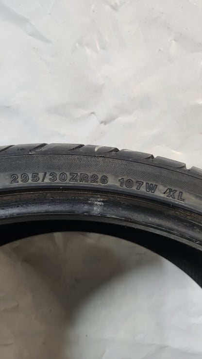 Set of 2 - 295/30R26 Venom Power Ragnarok Zero - Used Tires