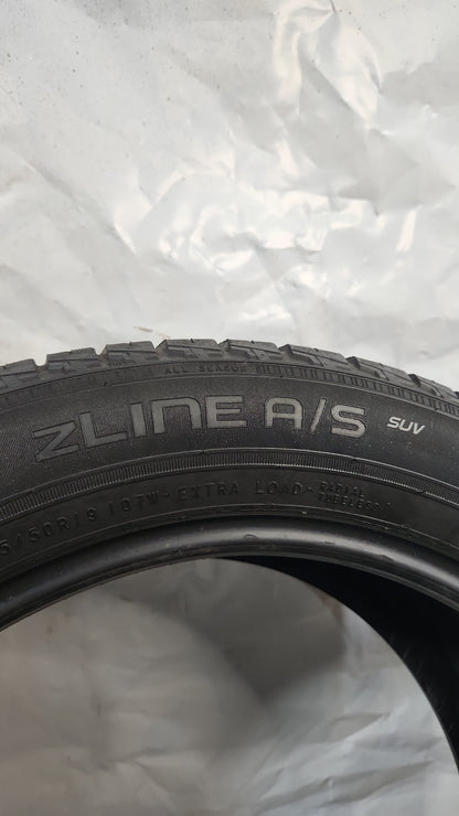 Used Tire - 255/50R19 Nokian Tyres ZLine A/S SUV